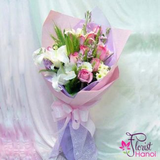 Flower bouquet mixed in hanoi