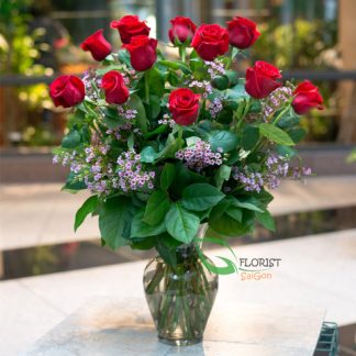 Flowers in vase arrangements