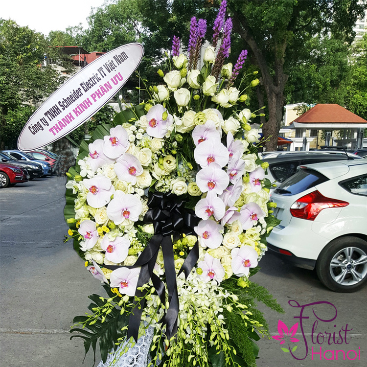 Free deliver sympathy flowers to Hanoi