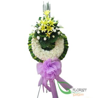 Funeral flowers delivery District 10 Saigon