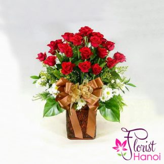 Hanoi loving flowers delivery on time