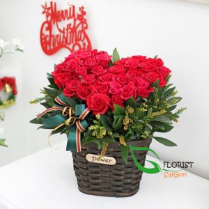 Heart arrangements for Christmas day