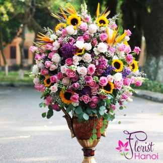 Luxurious flowers in Hanoi Vietnam
