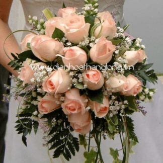 WEDDING BOUQUET PINK ROSES