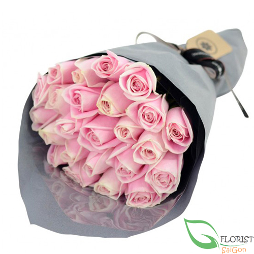 Pretty pink rose bouquet Saigon