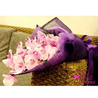 Purple orchid bouquet for mommy