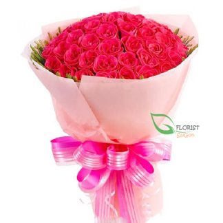 Red rose bouquet for my love