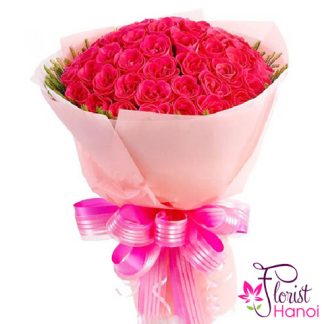 Red roses bouquet for my love