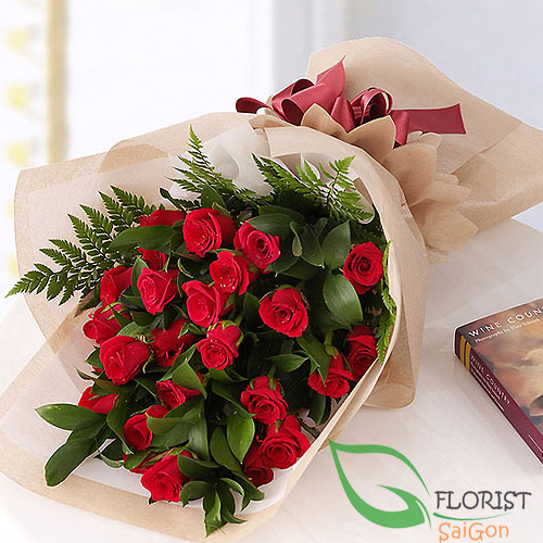 Birthday rose bouquet for wife