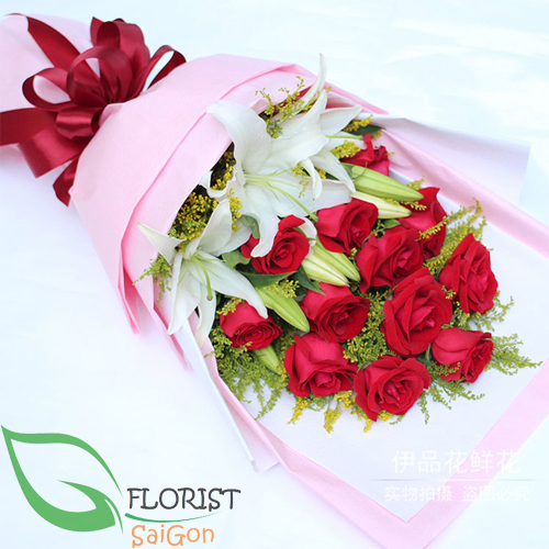 Birthday flowers for your love in Saigon