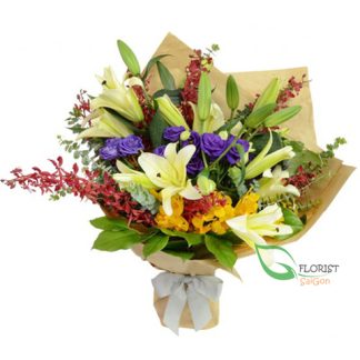 Saigon bouquet beautiful flowers