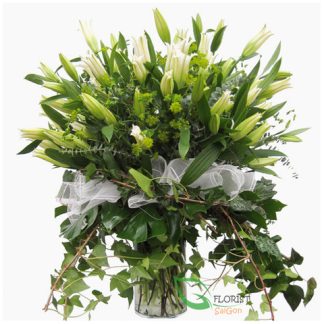 Saigon flower delivery in vase