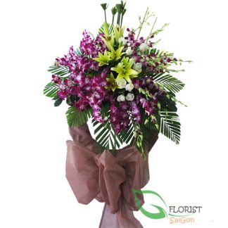 Saigon sympathy flowers standing