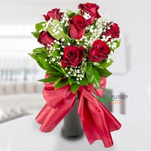 Send flowers in vase to HCMC