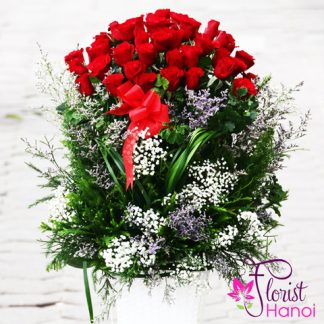Send love flowers to Hanoi city Vietnam