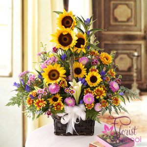 Sunflower for birthday in Hanoi