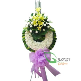 Sympathy flower message for funeral