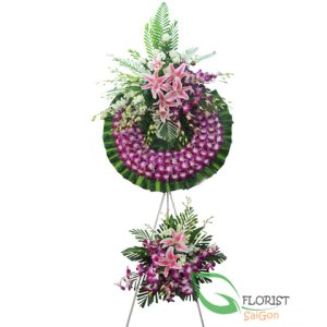 Sympathy flowers Saigon free delivery